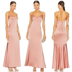 NWT Alice + Olivia Julietta Slip Dress in Burn Rose